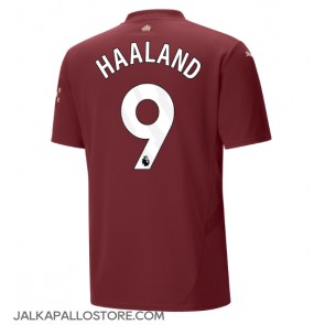 Manchester City Erling Haaland #9 Kolmaspaita 2024-25 Lyhythihainen